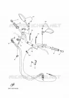 HANDLEBAR & CABLES for Yamaha MT 2024