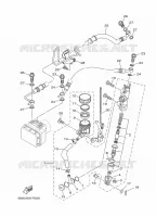 REAR BRAKE MASTER CYLINDER for Yamaha R3 2024