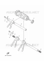 GEAR SHIFT SELECTOR DRUM / FORKS for Yamaha MT 2024