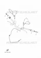 HANDLEBAR & CABLES for Yamaha MT 2024