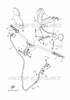 HANDLEBAR & CABLES for Yamaha TRICITY 2024