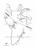 HANDLEBAR & CABLES for Yamaha TRICITY 2024