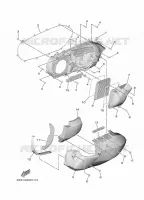 COVER   ENGINE 1 for Yamaha TRICITY 2024