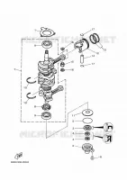 CRANKSHAFT / PISTON for Yamaha 40 2019