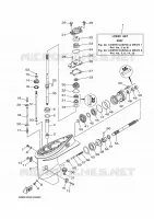 LOWER CASING & DRIVE 1 for Yamaha 40 2019