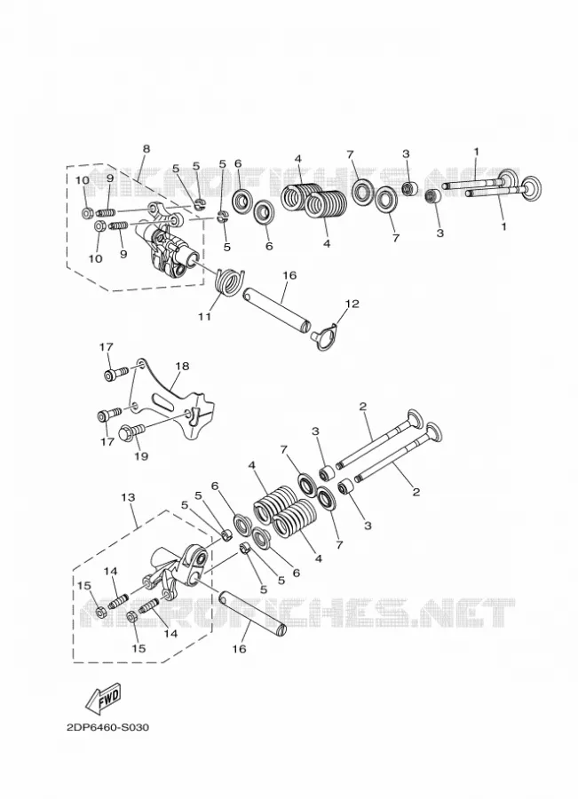 VALVE Yamaha SCOOTER 155 2024 TRICITY  MWS155-A
