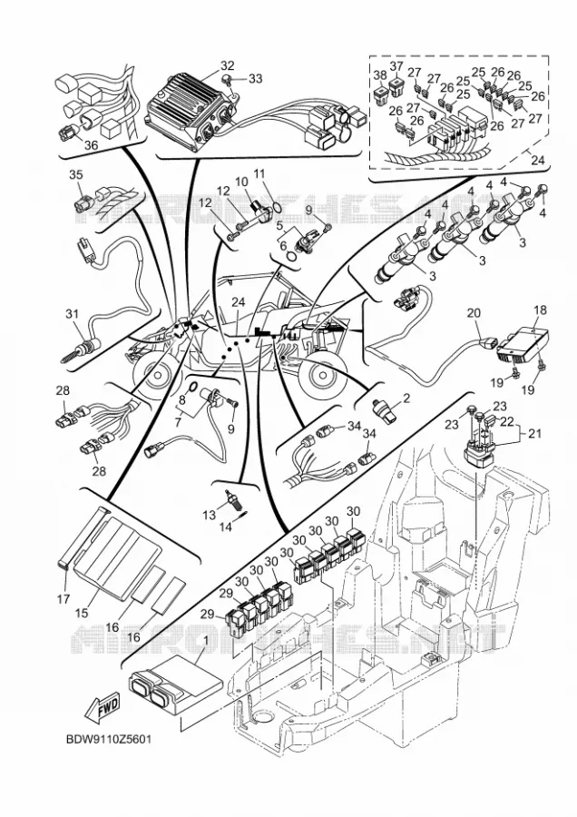 ELECTRICAL 1 Yamaha SIDE BY SIDE 1000 2024 YXZ  YXZ1000ET