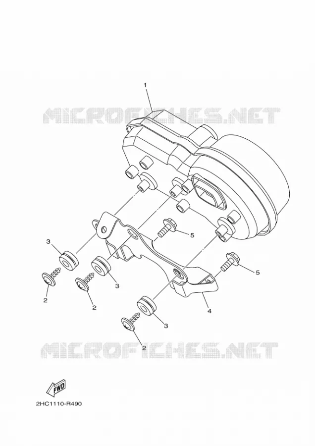 SPEEDOMETER Yamaha SIDE BY SIDE 1000 2024 YXZ  YXZ1000ET