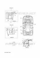 STICKER / LABEL 1 for Yamaha KODIAK 2024