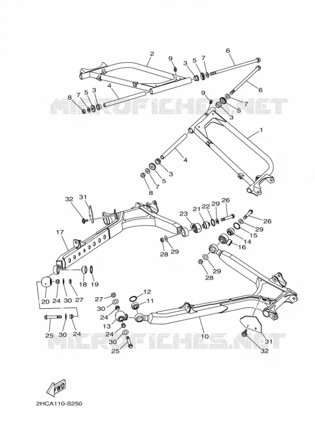 SWINGARM Yamaha SIDE BY SIDE 1000 2024 YXZ  YXZ1000E