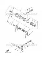 GEAR SHIFT SELECTOR DRUM / FORK for Yamaha GRIZZLY 2024