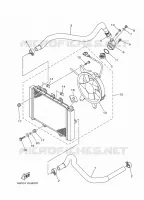 RADIATOR / HOSES for Yamaha GRIZZLY 2024