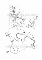 REAR BRAKE MASTER CYLINDER for Yamaha GRIZZLY 2024