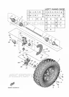 FRONT WHEEL for Yamaha WOLVERINE 2024