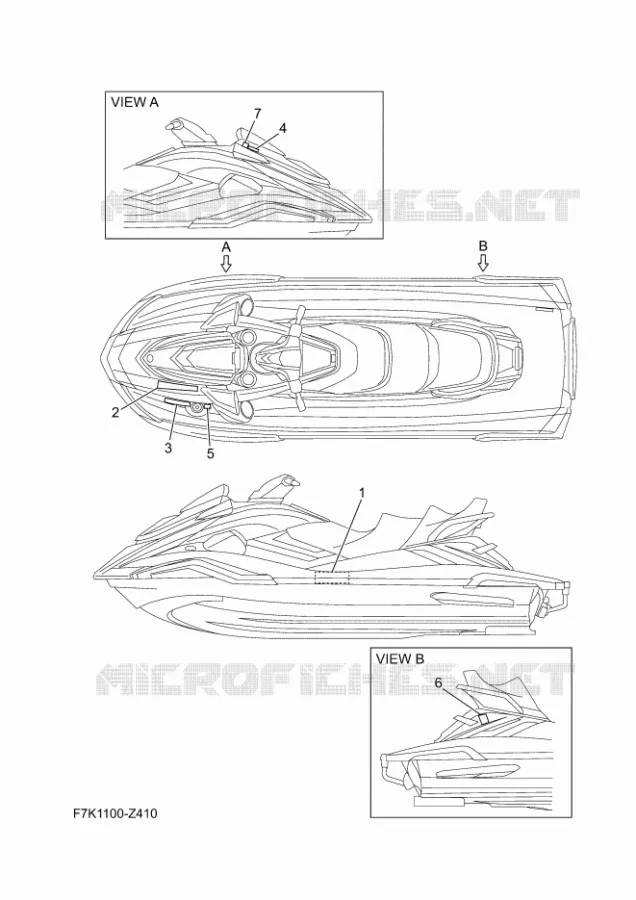 LABEL Yamaha WAVERUNNER 1900 2024 FX  FX1900A