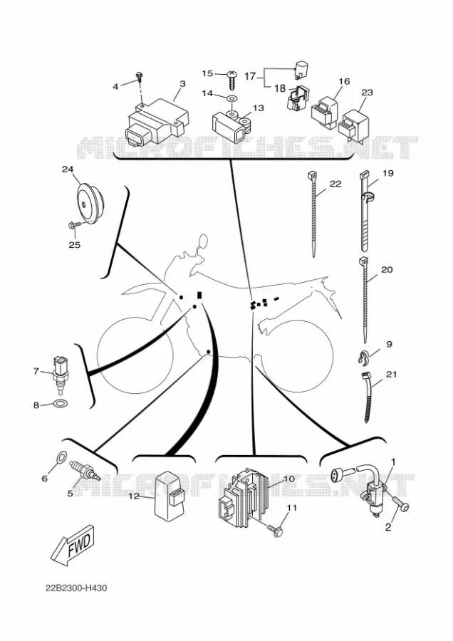 ELECTRICAL 2 Yamaha MOTO 125 2010 WR-R  WR125R