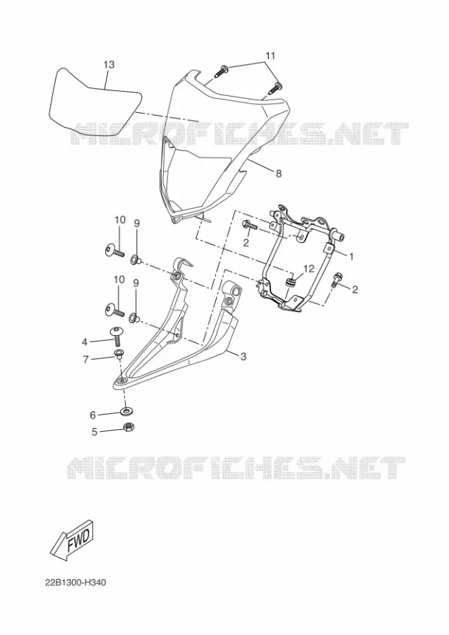 COVER 1 Yamaha MOTO 125 2010 WR-R  WR125R