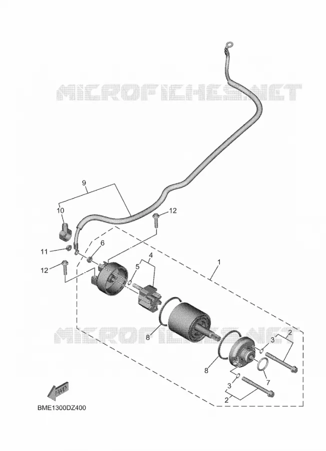STARTER MOTOR Yamaha MOTO 900 2024 MT  MTN890