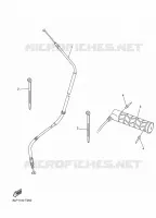 CONTROL CABLE for Yamaha VK 2021