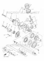 CRANKSHAFT / PISTON for Yamaha VK 2021