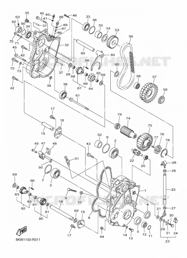 TRACK DRIVE 2 Yamaha snowmobiles 1000 2021 VK  VK10G