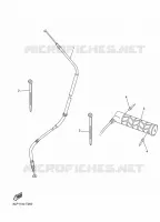 CONTROL CABLE for Yamaha VK 2021