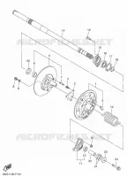 SECONDARY SHEAVE for Yamaha VK 2021