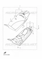 SEAT for Yamaha SIDEWINDER 2021