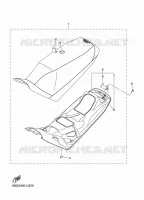 SEAT for Yamaha SIDEWINDER 2021