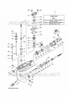 LOWER CASING & DRIVE 1 for Yamaha 40 2017