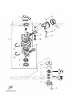 CRANKSHAFT / PISTON for Yamaha 40 2017