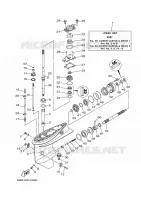 LOWER CASING & DRIVE 1 for Yamaha 40 2017
