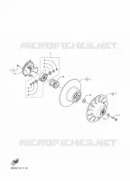 SECONDARY SHEAVE for Yamaha MOUNTAIN 2024