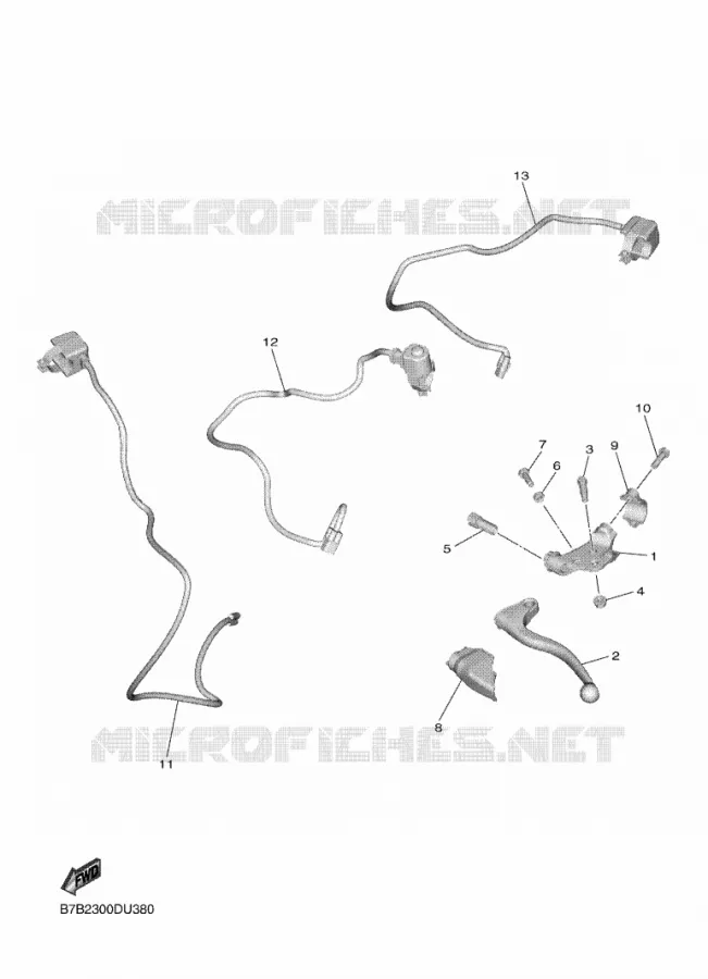 SWITCH / LEVER Yamaha MOTO 250 2024 YZF  YZ250FXR