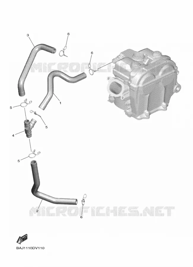 AIR INDUCTION SYSTEM AIS Yamaha MOTO 250 2024 YZF  YZ250FXR