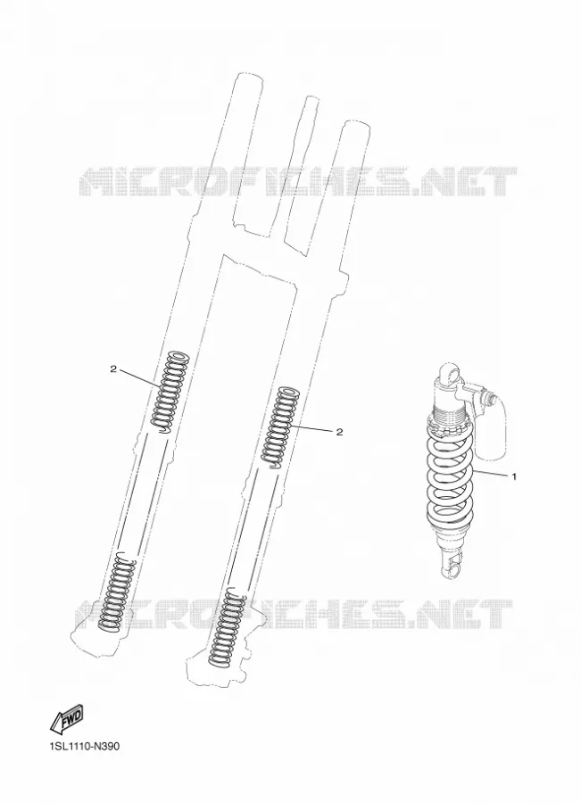 OPTIONAL PARTS Yamaha MOTO 250 2024 WRF  WR250F