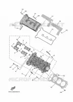 CYLINDER HEAD  for Yamaha XSR 2024