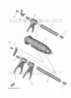 GEAR SHIFT SELECTOR DRUM / FORKS for Yamaha XSR 2024