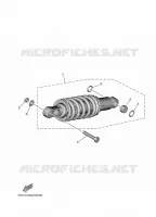 REAR SHOCK ABSORBER for Yamaha XSR 2024