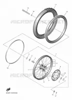 FRONT WHEEL for Yamaha YZF 2024