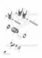 GEAR SHIFT SELECTOR DRUM / FORKS for Yamaha YZF 2024