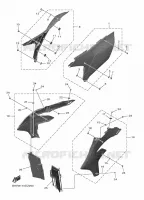 SIDE COVER for Yamaha YZF 2024