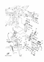 STAND / FOOTREST for Yamaha XSR 2024