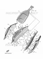 SIDE COVER for Yamaha MT 2024