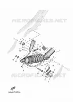 REAR SHOCK ABSORBER for Yamaha MT 2024