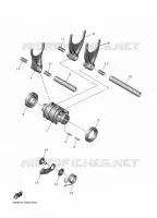 GEAR SHIFT SELECTOR DRUM / FORKS for Yamaha YZF 2024