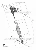 REAR SHOCK ABSORBER for Yamaha YZF 2024