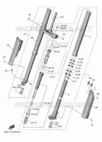 FRONT FORK for Yamaha YZF 2024