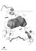 FUEL TANK for Yamaha YZF 2024