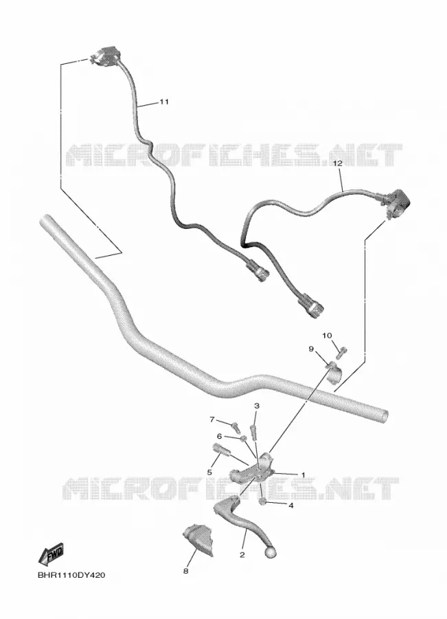 SWITCH / LEVER Yamaha MOTO 450 2024 YZF  YZ450FXR